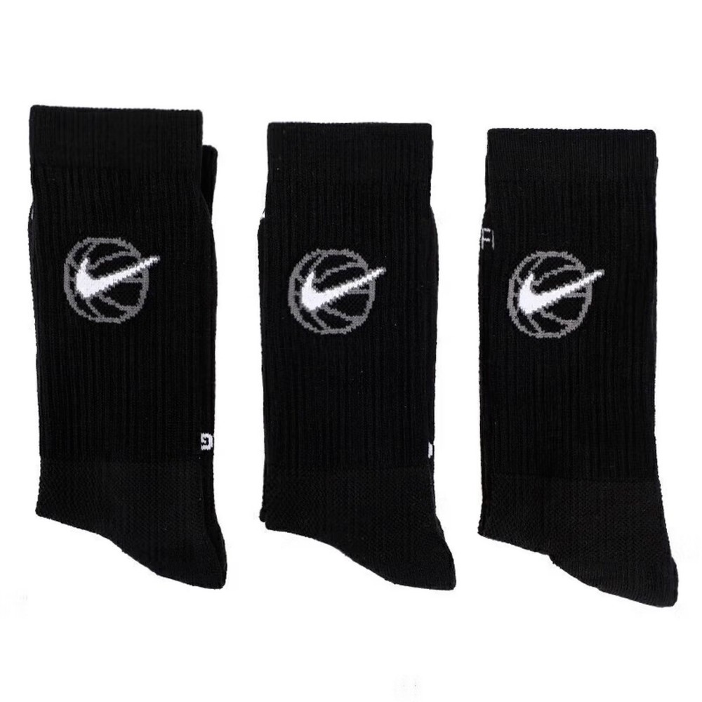 Cotton Crew Sock Pack - 나이키 남녀공용 부드럽고 통기성 좋은 스포츠