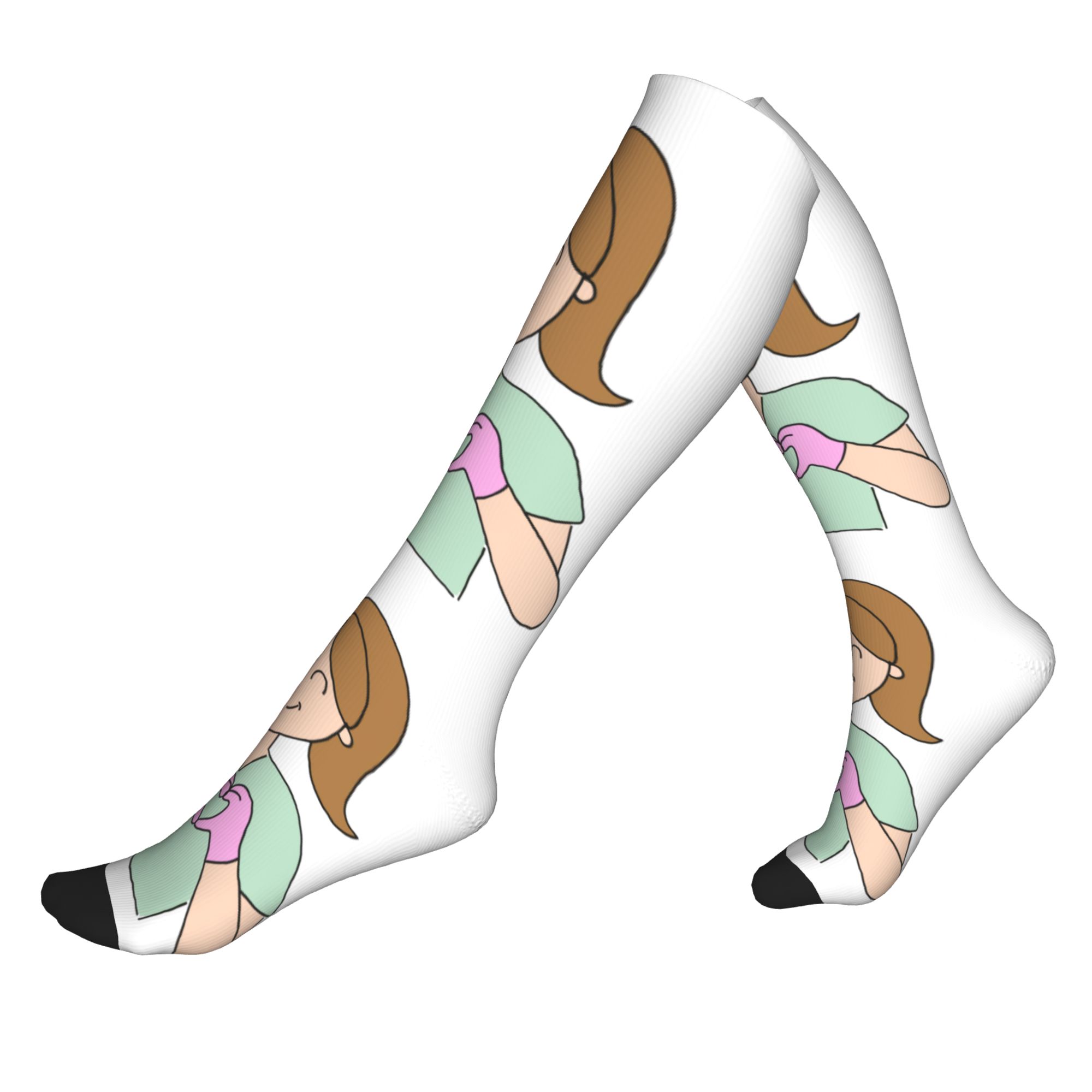 Compression Sock Medical - 하라주쿠 의사 간호사 의료 의학 Enfermera