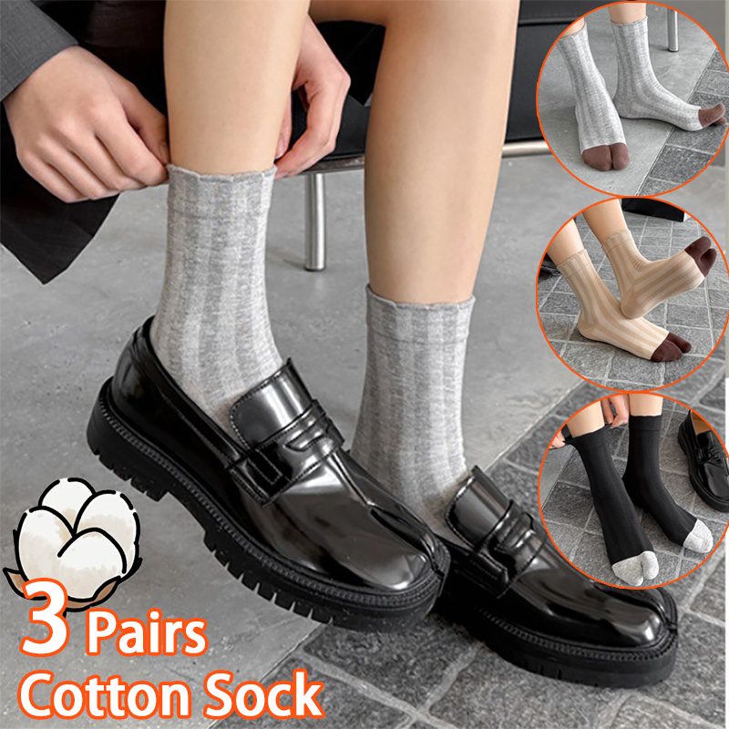 Toe Sock Split - 일본식 스플릿 토 코튼 타비 양말