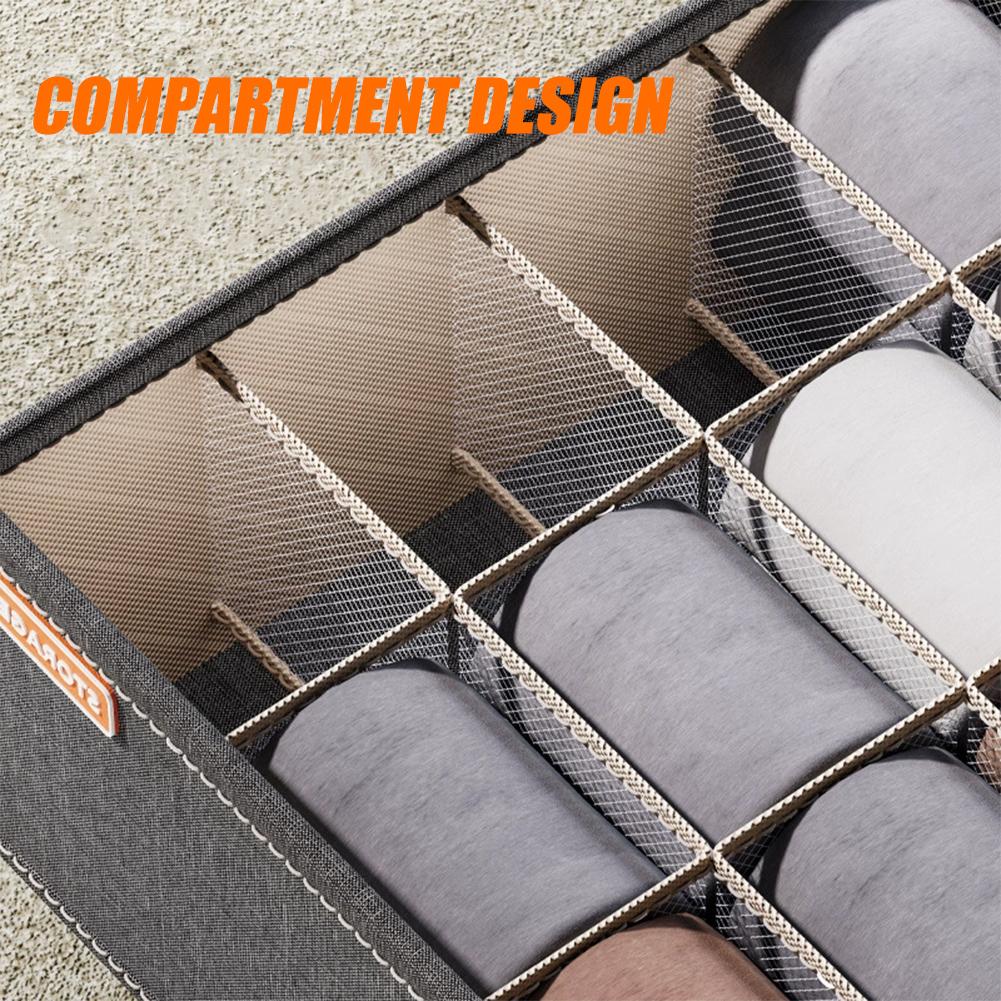 20칸 양말 정리함 접이식 패브릭 수납함 옷장 서랍 속 - Sock Organizer Tray 리뷰 및 가격