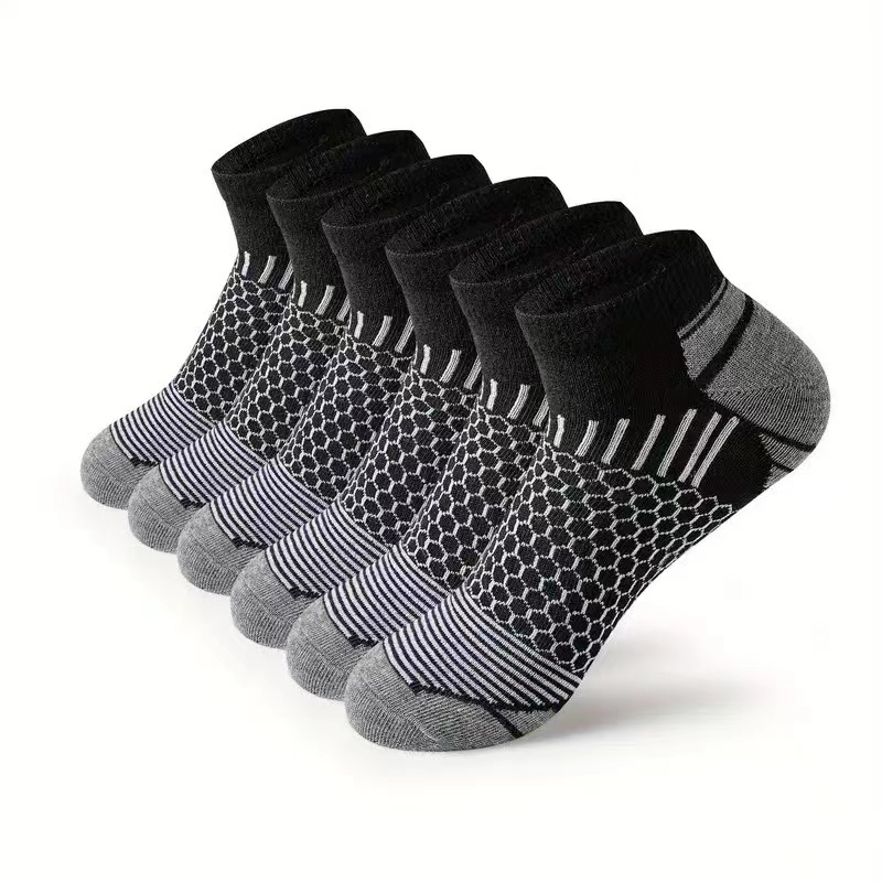 남성용 운동 양말 발목 러닝 사이클링 허니콤 디자인 6 - Ankle Sock Low Cut 리뷰 및 가격