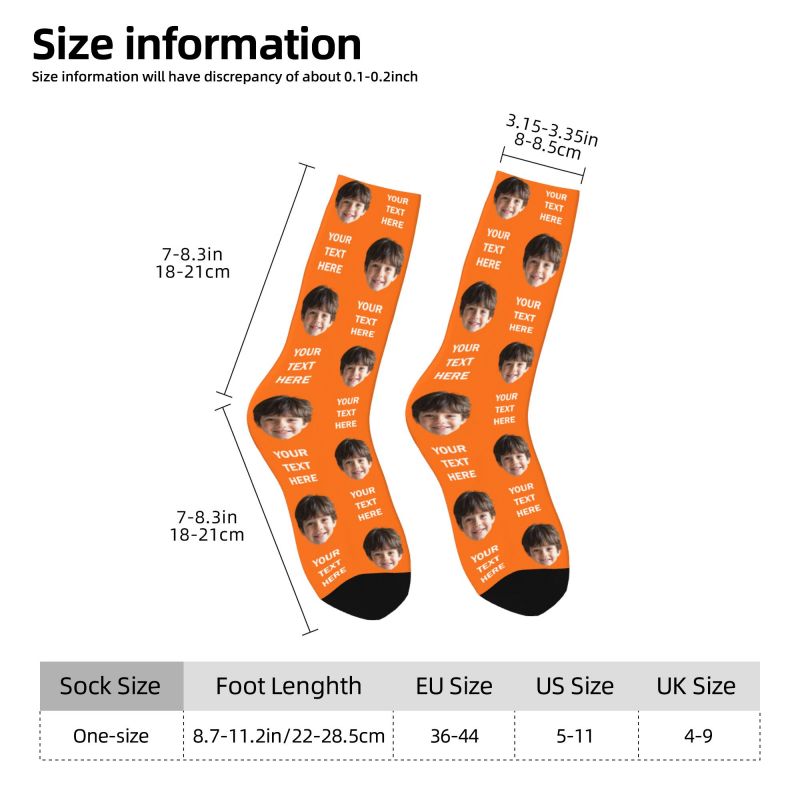맞춤형 사진 텍스트 커스텀 남녀 공용 크루 양말 유니섹 - Dress Sock Men 리뷰 및 가격