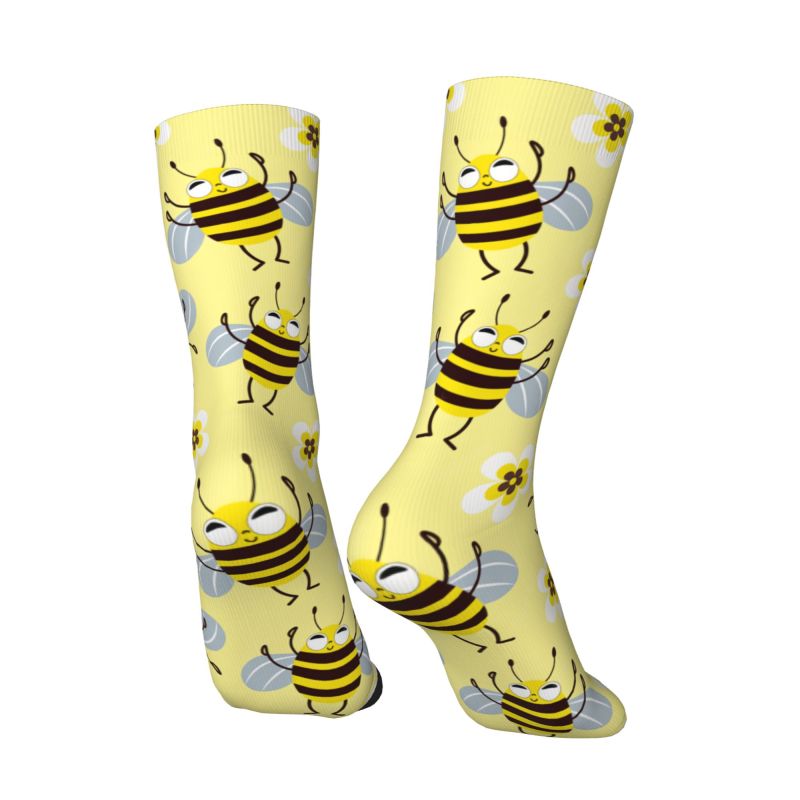맞춤형 멋진 남성용 재미있는 꿀벌 꽃 드레스 양말 유니 - Dress Sock Men 리뷰 및 가격