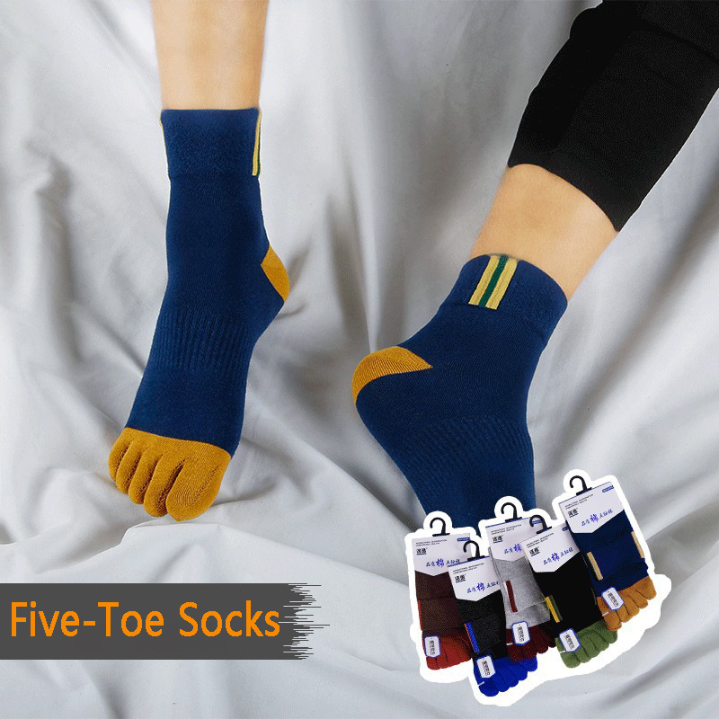 5 쌍 남성 캐주얼 5 발가락 코튼 양말 통기성 5 발 - Toe Sock Split 리뷰 및 가격