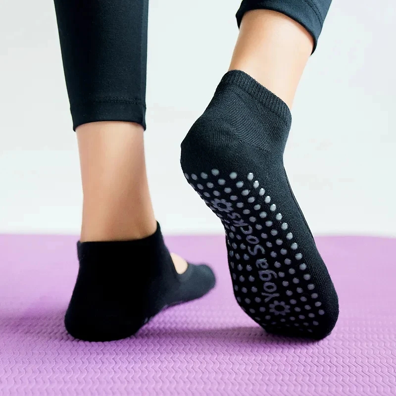 고품질 여성 요가 양말 미끄럼 방지 통기성 등받이 필라 - Grip Sock Yoga 리뷰 및 가격