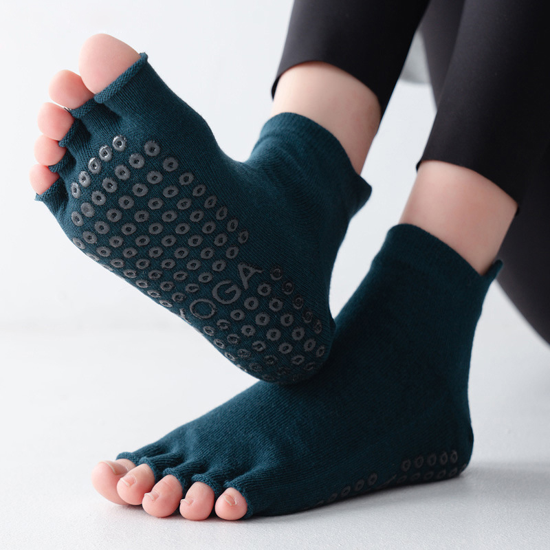 요가 양말 반 발가락 미끄럼 방지 실리콘 그립 통기성  - Grip Sock Yoga 리뷰 및 가격