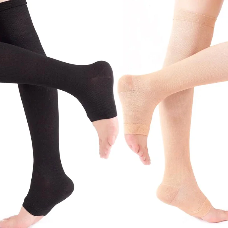 정맥류용 발가락부터 무릎까지 압박 양말 1쌍, 순환 촉 - Compression Sleeve Calf 리뷰 및 가격