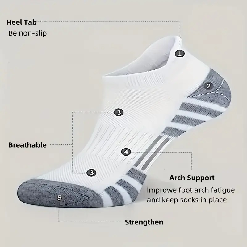 12 쌍 남성 통기성 스포츠 발목 양말 모든 계절을위한 - Ankle Brace Sock 리뷰 및 가격