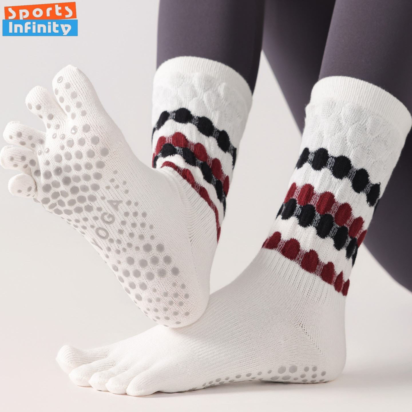 패션 오지발 요가 양말 미끄럼 방지 전문 필라테스 양말 - Toe Sock Split 리뷰 및 가격