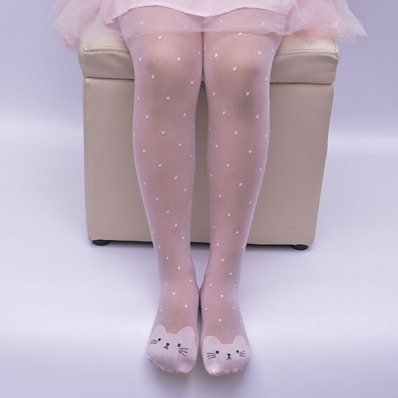 댄스 발레 타이즈 고양이 무늬 얇은 도트 무늬 여자아이 - Tights Pantyhose Sheer 리뷰 및 가격
