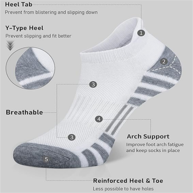 6/24 쌍 쿠션 통기성 발목 운동용 러닝 양말 로우컷 - Athletic Sock Cushion 리뷰 및 가격