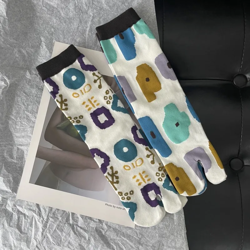 봄 여름 스플릿 발가락 여성 양말 귀여운 멀티 컬러 자 - Toe Sock Split 리뷰 및 가격