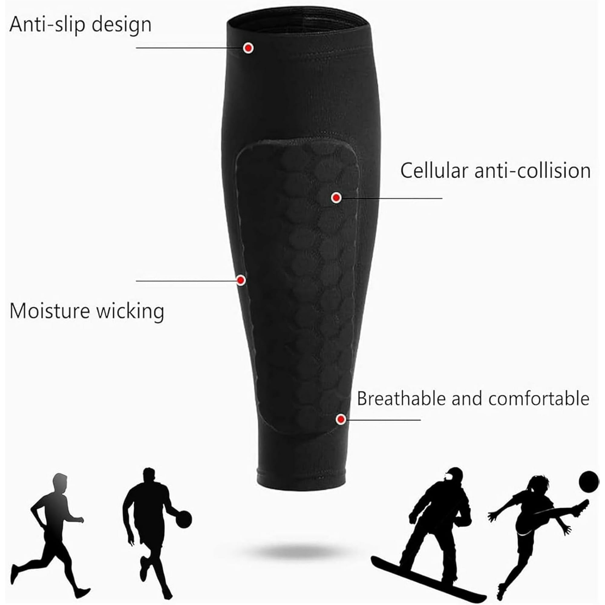 축구 정강이 보호대 경량 보호 축구 장비 압박 슬리브와 - Compression Sleeve Calf 리뷰 및 가격