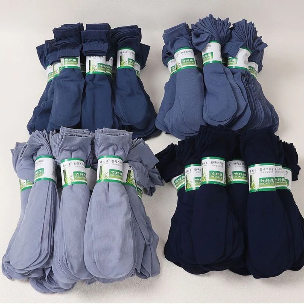 10켤레 패션 남성용 아이스 실크 양말 부드럽고 신축성 - Silk Sock Bamboo 리뷰 및 가격