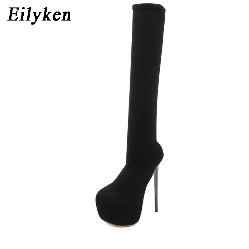 Eilyken 여성용 플랫폼 스트레치 원단, 무릎 위  - Knee High Sock Women 리뷰 및 가격