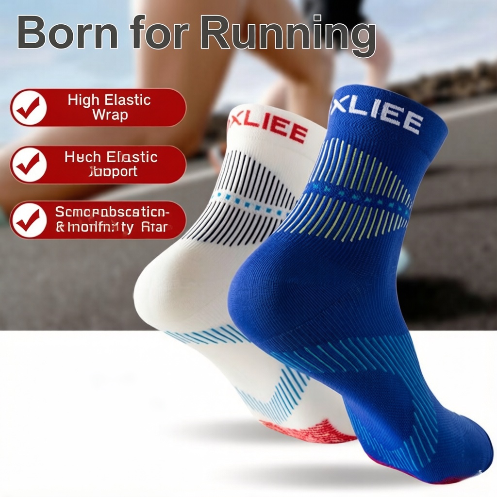 WRELS 1/2/3 쌍 러닝 양말 수분 흡수 통기성  - Athletic Sock Cushion 리뷰 및 가격