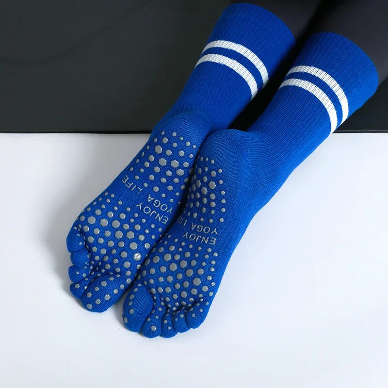 여성 통기성 요가 양말 미드 튜브 미끄럼 방지 다섯 손 - Grip Sock Yoga 리뷰 및 가격