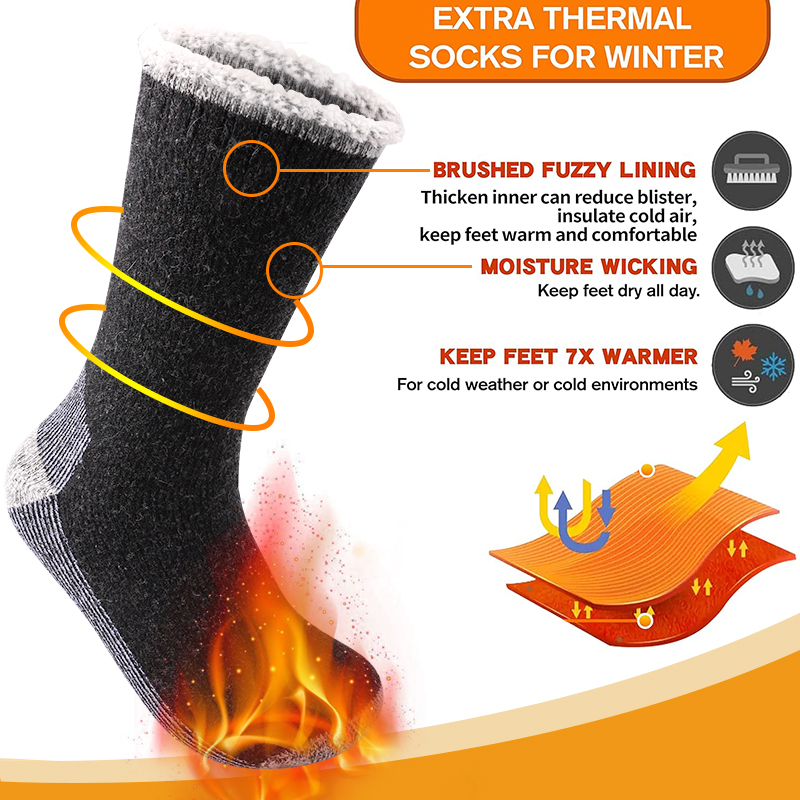 1 쌍 남성용 메리노 울 따뜻한 양말 스노우 양말 겨울 - Thermal Sock Winter 리뷰 및 가격