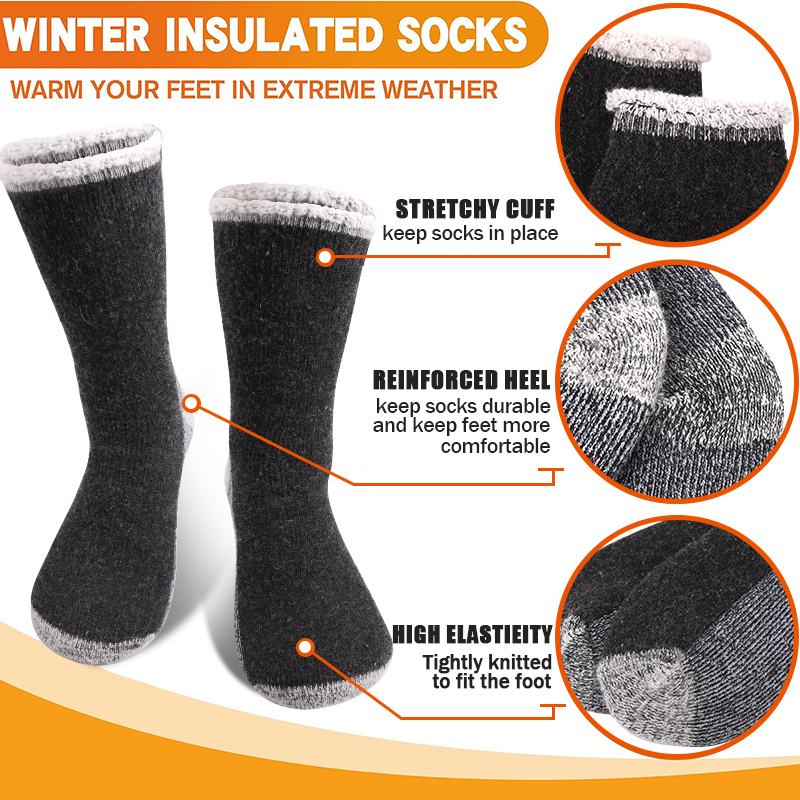 1 쌍 남성용 메리노 울 따뜻한 양말 스노우 양말 겨울 - Thermal Sock Winter 리뷰 및 가격