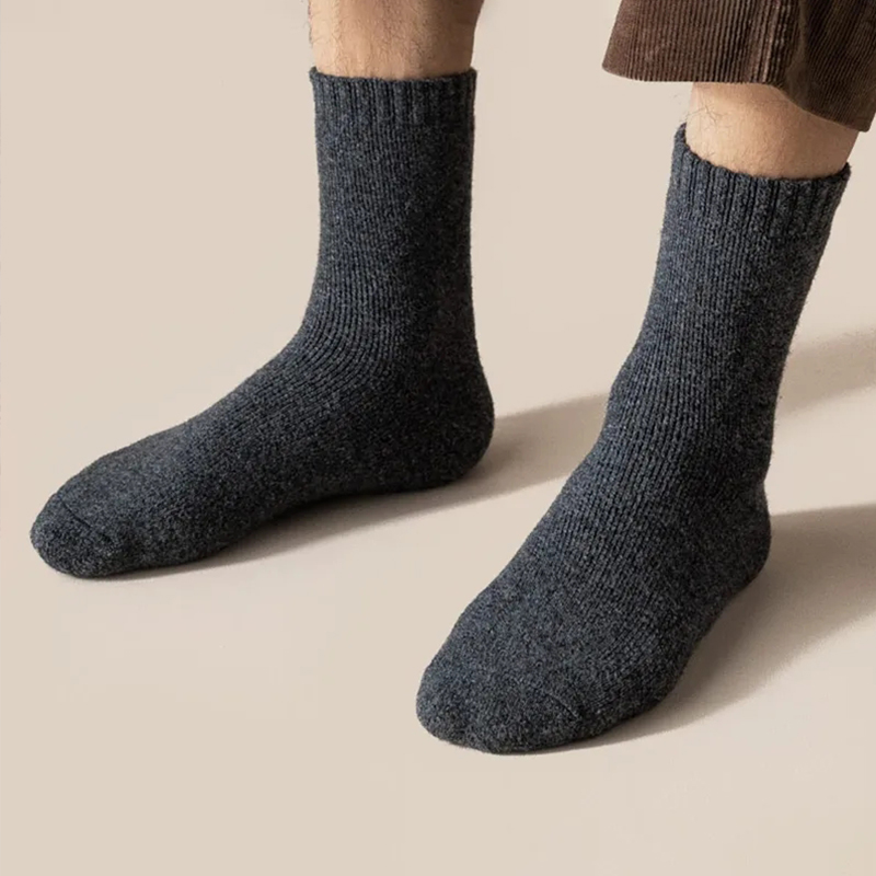 남녀공용 따뜻한 메리노 울 양말, 매우 두꺼운 단색,  - Thermal Sock Winter 리뷰 및 가격