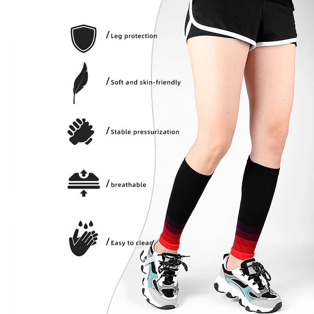 1쌍 종아리 압박 슬리브 20-30mmHg 여성 남성  - Compression Sleeve Calf 리뷰 및 가격