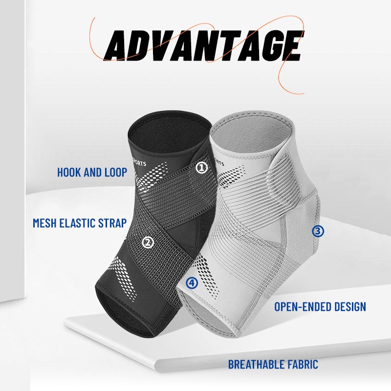 1개 조절 가능한 발가락 없는 발목 보호대, 발목 염좌 - Ankle Brace Sock 리뷰 및 가격