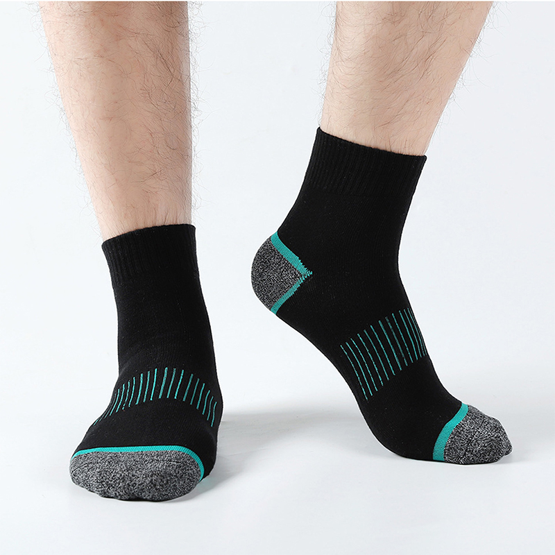 5 쌍 남성용 미드 튜브 스포츠 양말 봄 여름 통기성  - Athletic Sock Cushion 리뷰 및 가격