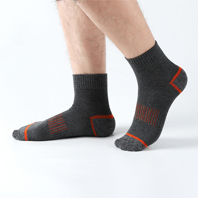 5 쌍 남성용 미드 튜브 스포츠 양말 봄 여름 통기성  - Athletic Sock Cushion 리뷰 및 가격